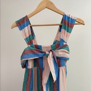 NWT Madewell Tie Jumpsuit in Flagstaff Stripe